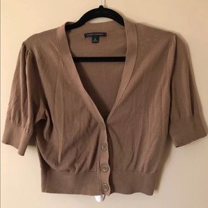 Banana Republic Brown Crop Top Cardigan